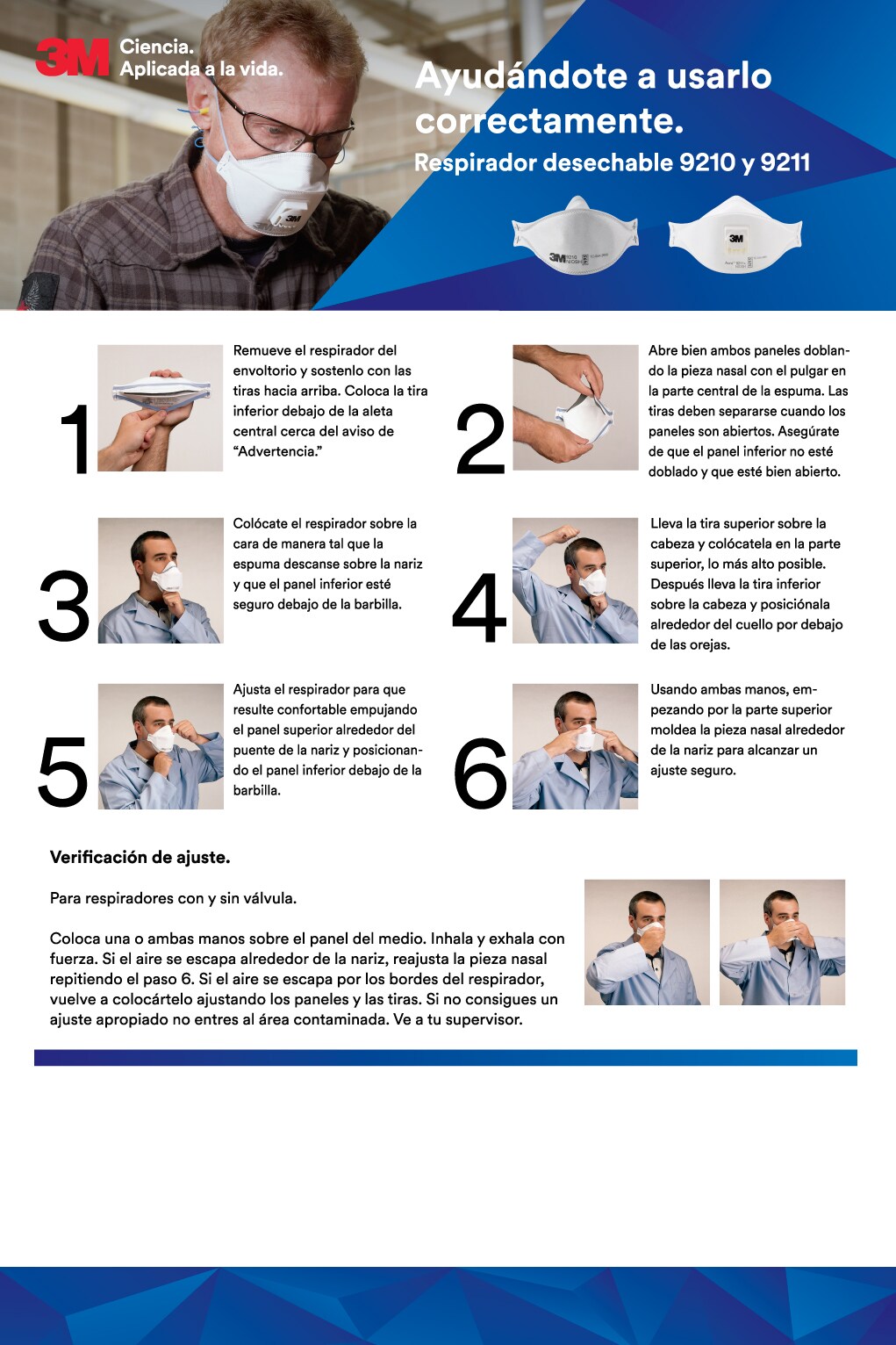 Respirador Respiradores Desechables 9210 y 9211
