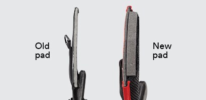 Softer, More Robust Hip Pad
