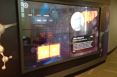 Display about 3M’s Carlton Society members in the Innovation Center in St. Paul, Minnesota.