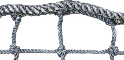 Close up image of heavy-duty safety net
