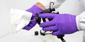 Limpia en segundos, la Pistola Pulverizadora de Alto Rendimiento 3M está rápidamente lista para el próximo trabajo de pintura.
