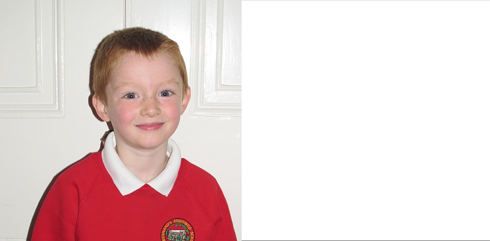 Andrew, a student at Brennand&rsquo;s Endowed Primary School