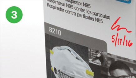 A signed product box shows that the product has been validated and is genuine 3M.
