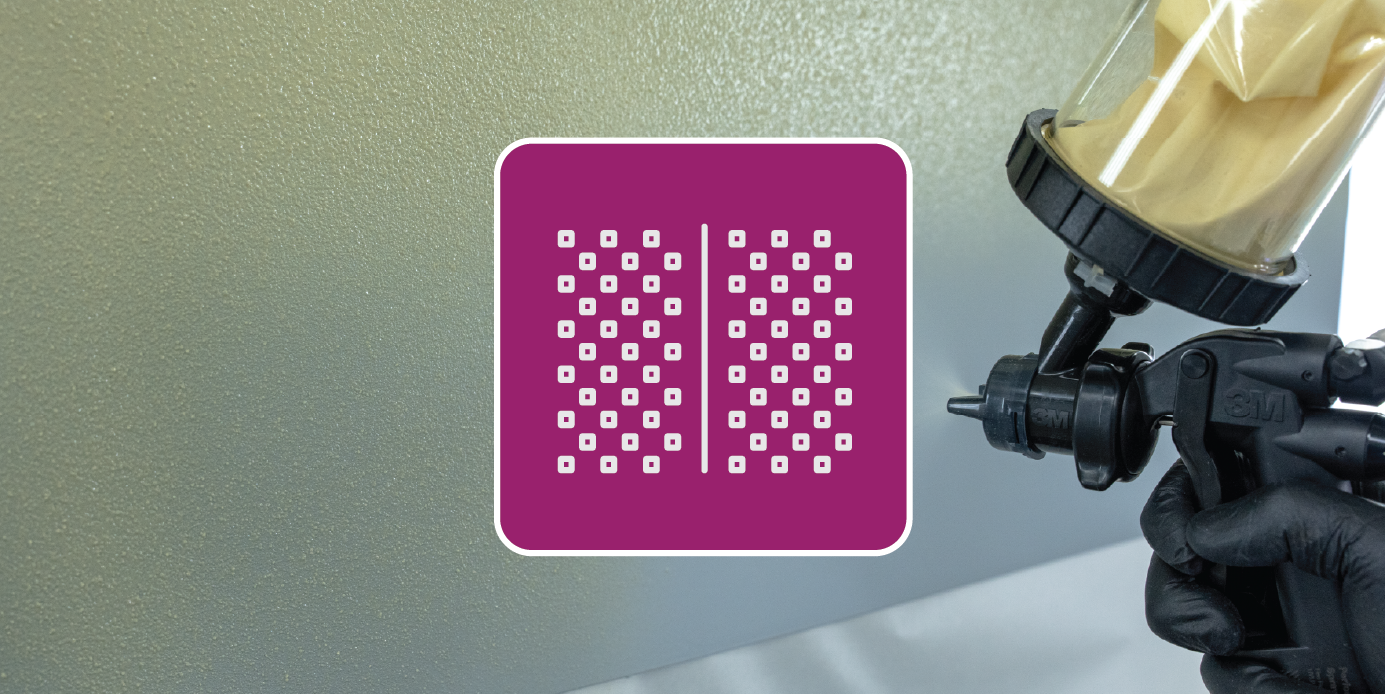 Primer plano de la Pistola Pulverizadora de Alto Rendimiento 3M™ con el Kit de Conversión H/O
