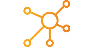 Ilustración de círculos todos conectados que representan la estandardización.
