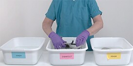 Submersion Disinfection 3M™ 6000 Series Half Facepiece Respirator
