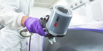 La Pistola Pulverizadora de Alto Rendimiento 3M está optimizada para proporcionar un rendimiento de precisión. 
